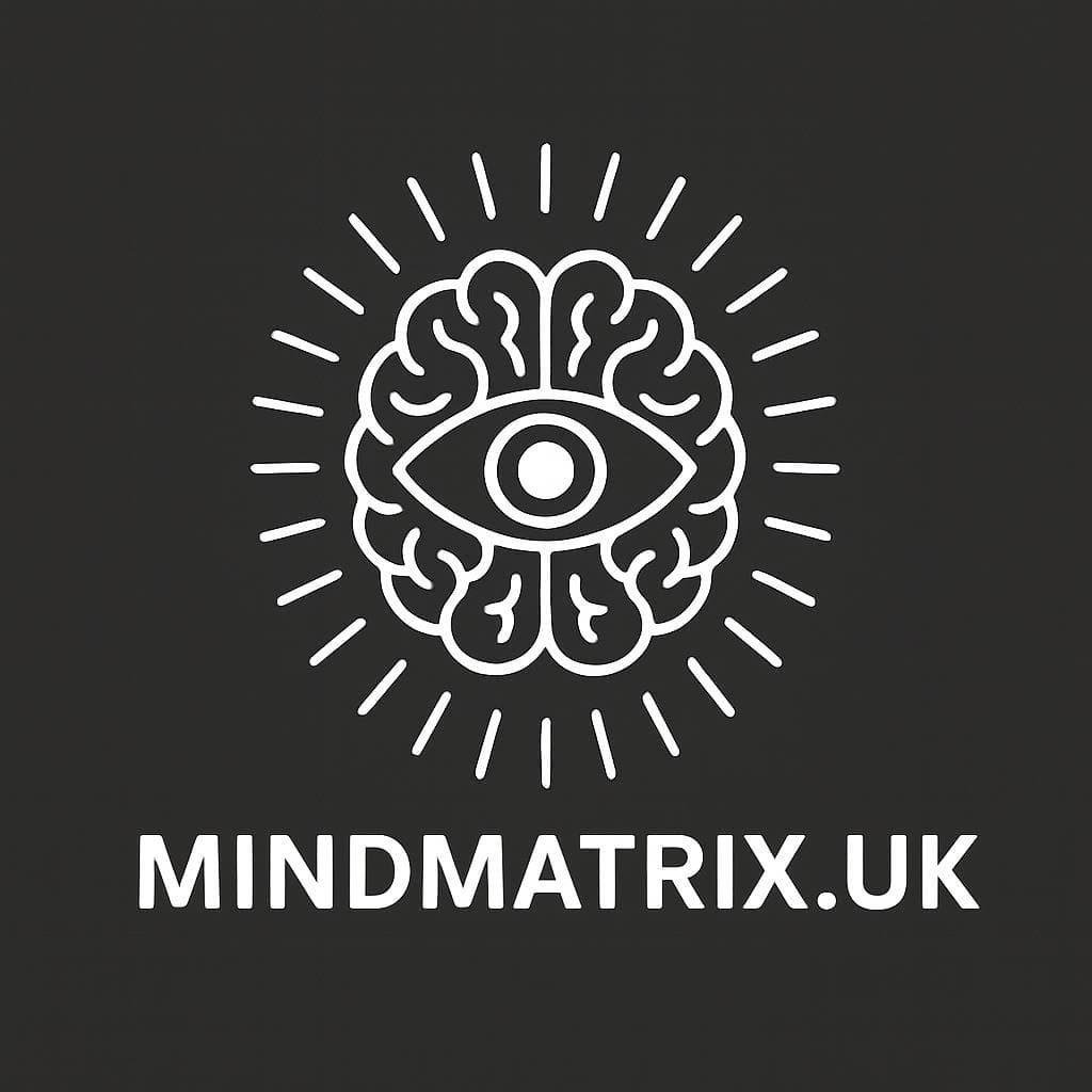Mind Matrix logo showing a brain with a third eye and radiating lines